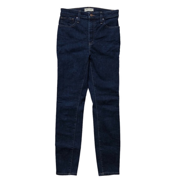 Madewell High Rise Skinny Jeans Dark Wash Size 27 - Picture 2 of 16